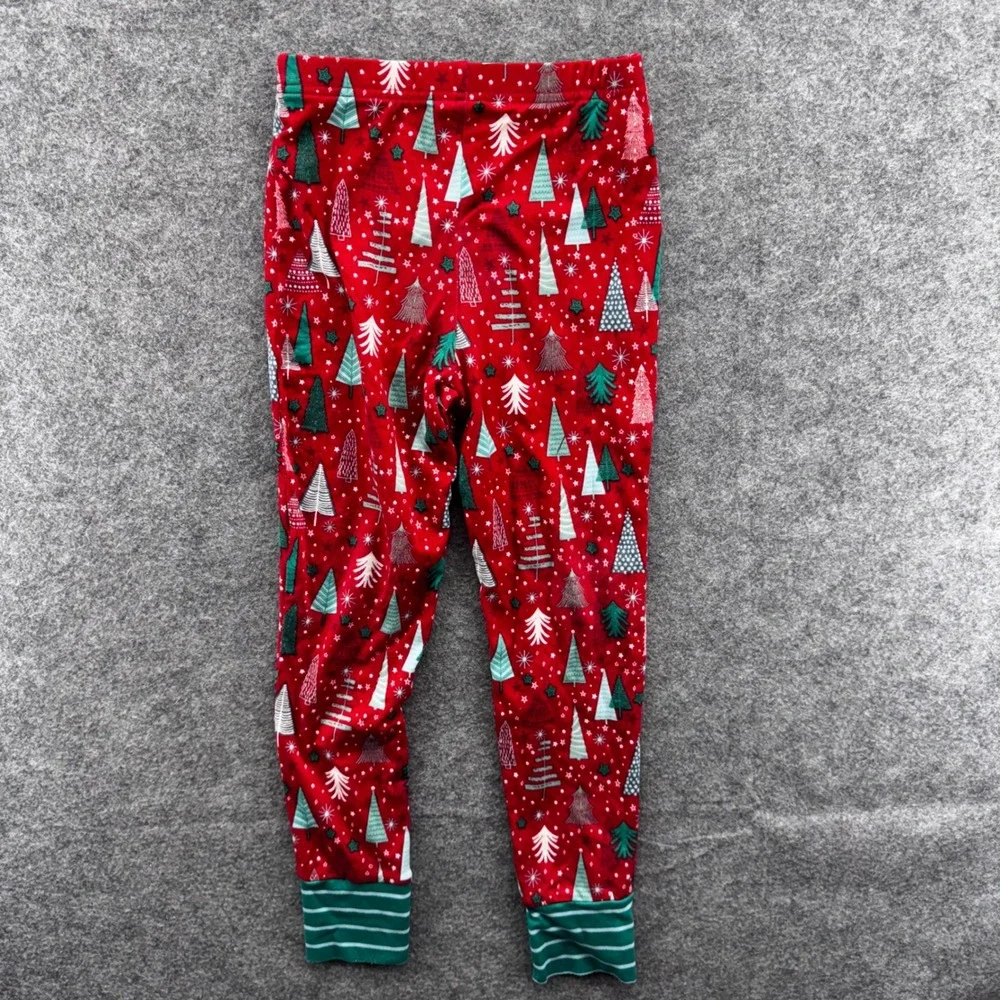 Matilda‎ Jane Boys Size 6 Christmas Tree Fitted Pajama Set Green Red Stripe